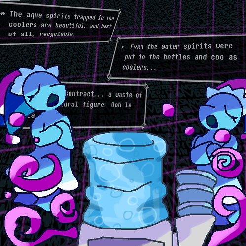 Water spirits bubble