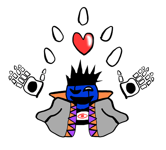 Dark Gaster being silly