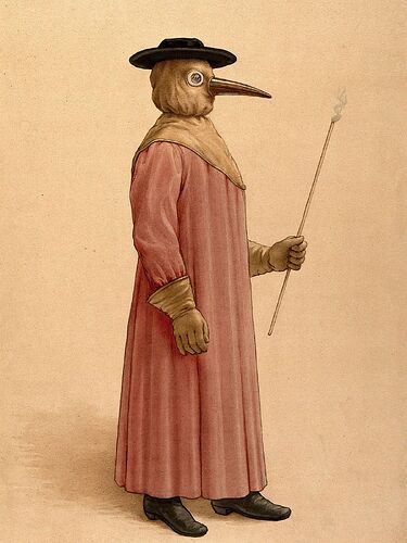 Plague-doctor-costume-17th-century-Europe