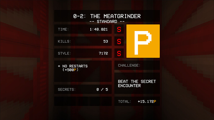 0-2 "PRELUDE - SECOND THE MEAT GRINDER" P-Rank