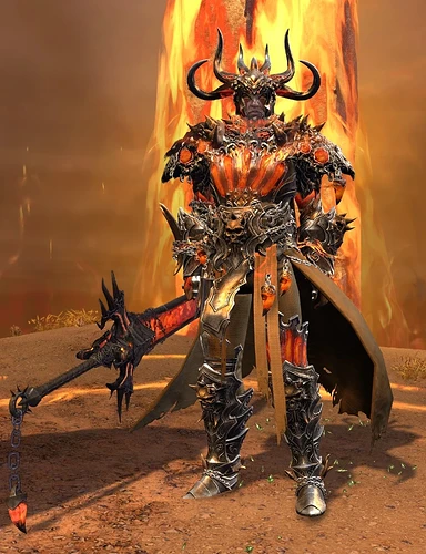 Balthazar the god of War and Fire from Guild Wars - Asgore