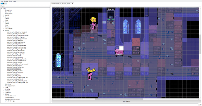 UndertaleModTool revealing the Second Sanctuary piano is purple