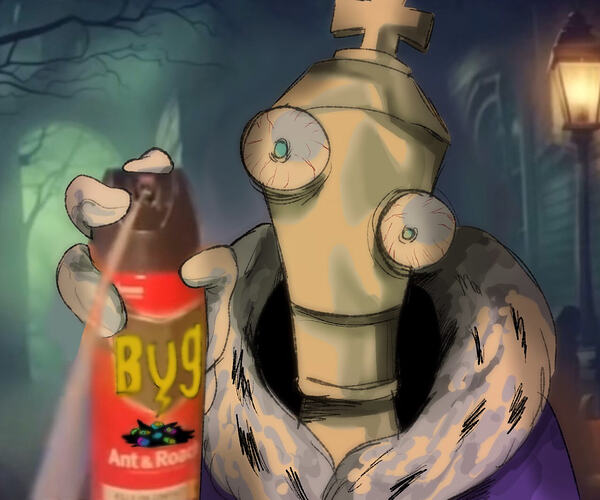 Victor Van Dort Spraying Raid and Screaming Image Gallery  Know Your Meme