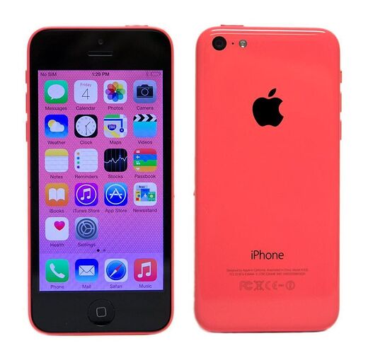 Pink iPhone 5c (which looks kinda red)