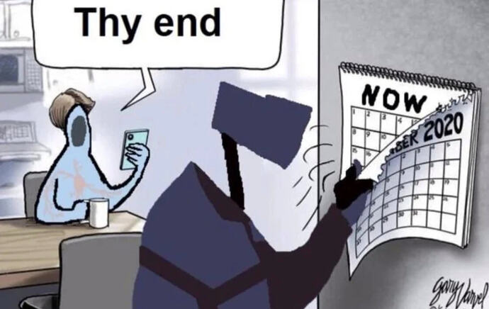 Thy end is now
