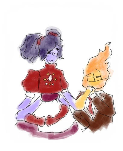 Grillby's drawing