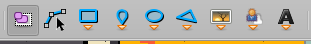 Edit Objects tool selected in the Tiled toolbar.