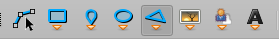 Insert Polygon tool selected in the Tiled toolbar.