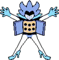 GIGA Queen's missile attack sprite.