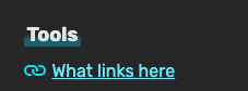 What links here