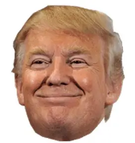 trump face transparent