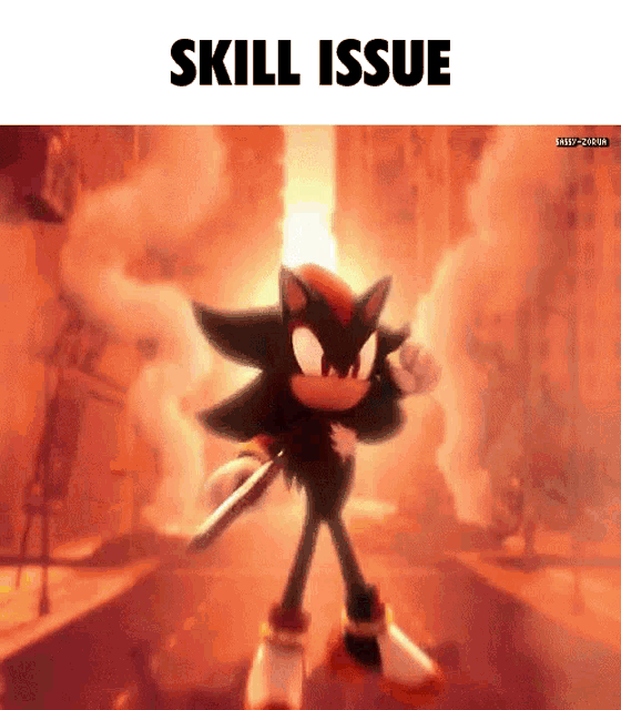 skill-issue-shadow-the-hedgehog