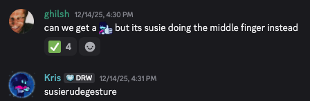 Susie Rude Gesture