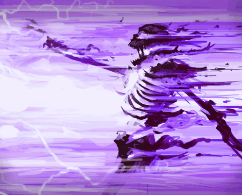 Vaporized Skeleton Purple Meme - Vaporized skeleton purple - Discover & Share GIFs
