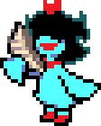 Aqua listening to a conch