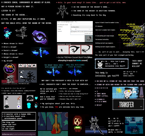 A collage of a bunch of images vaguely related to my theory.