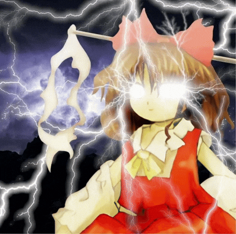 2Hu Reimu Hakurei GIF