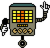 Mettaton overworld pointing up.gif