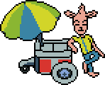 The Nice Cream guy's original sprite design.