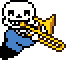 Sans overworld trombone.gif
