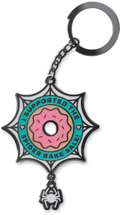 Spider Bake Sale Keychain merch.png