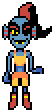 Undyne as seen during the True Pacifist Route's credits