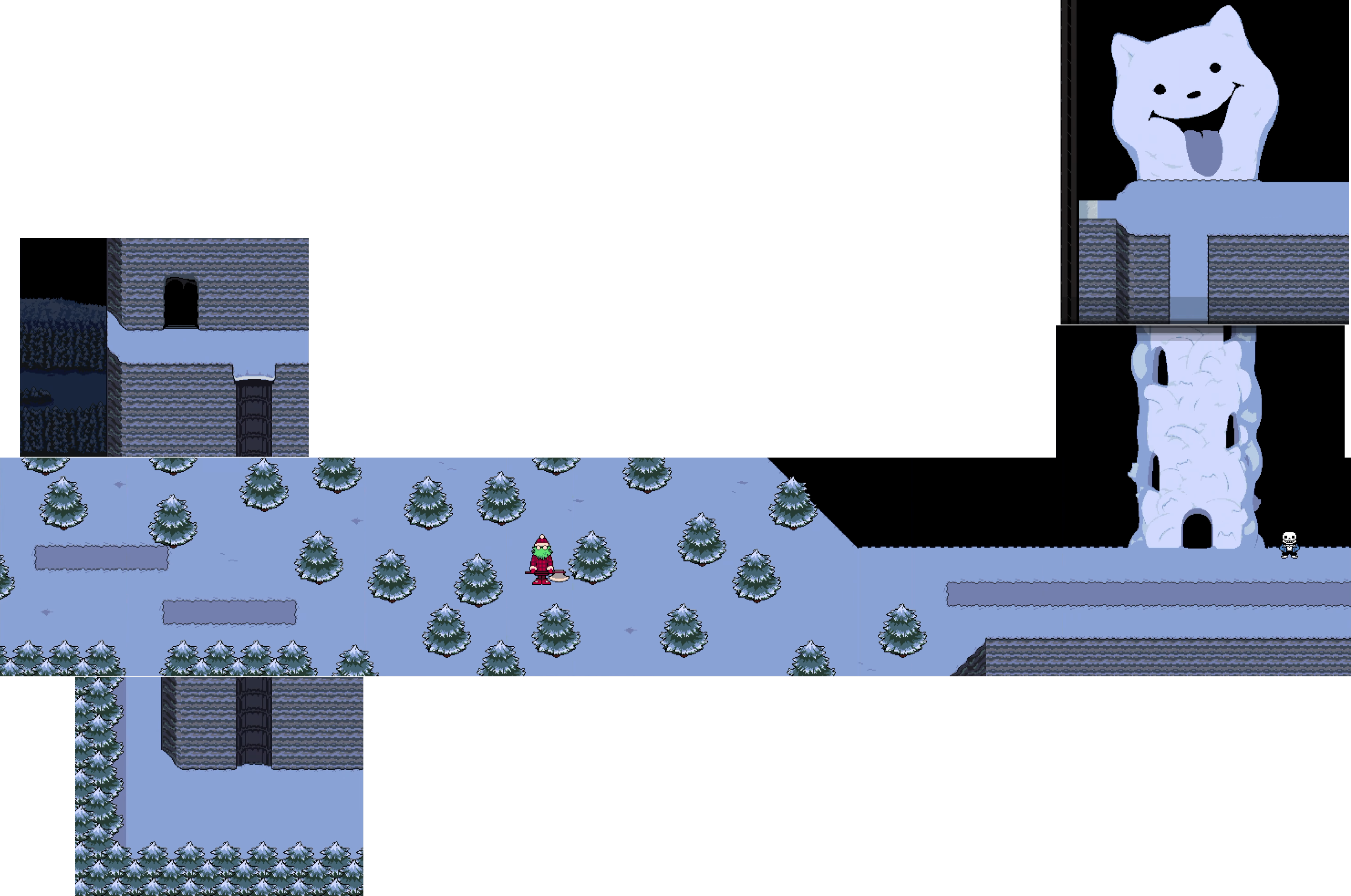 file-snowdin-map-forest-png-the-undertale-wiki