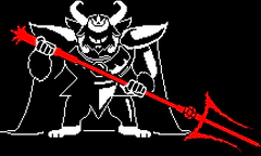 Asgore Dreemurr battle idle.gif