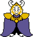 Asgore Dreemurr overworld.png