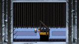 The border for Snowdin available on the console releases of Undertale.