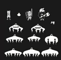 Fiche de référence et de concepts de sprites de Chienmois.