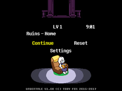 Start Menu - The Undertale Wiki