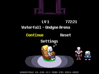 Start menu after befriending Papyrus.