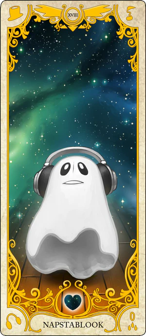 Napstablook tarot.png