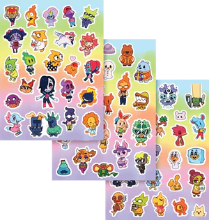 New Friends Sticker Sheets Set 1 merch.png