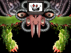 Omega Flowey battle static.png