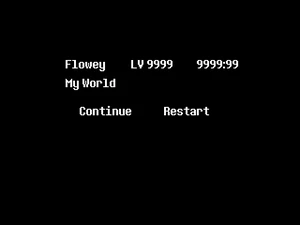 Omega Flowey screenshot Flowey's world.png