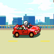 Papyrus screenshot car.gif