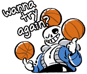 Sans artwork LINE sticker.png