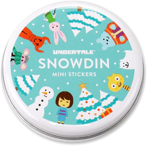 Snowdin Mini Stickers merch.png