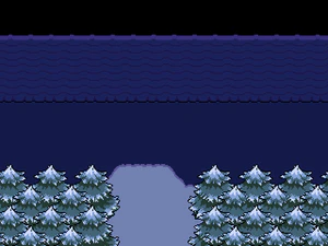 Snowdin Town location north river.png