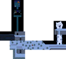 Map of new area in Snowdin.