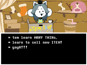 Tem Shop screenshot Temmie Armor.png