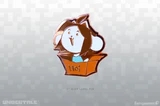 Temmie lapel pin sold on Fangamer.
