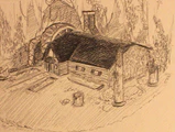 Early concept art of Toriel's Home.