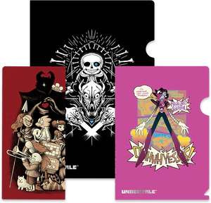UNDERTALE Clear File Set 1 merch.png