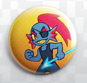 Undyne pin sold on Fangamer.