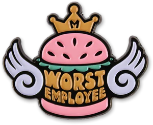 Worst Employee Lapel Pin merch.png